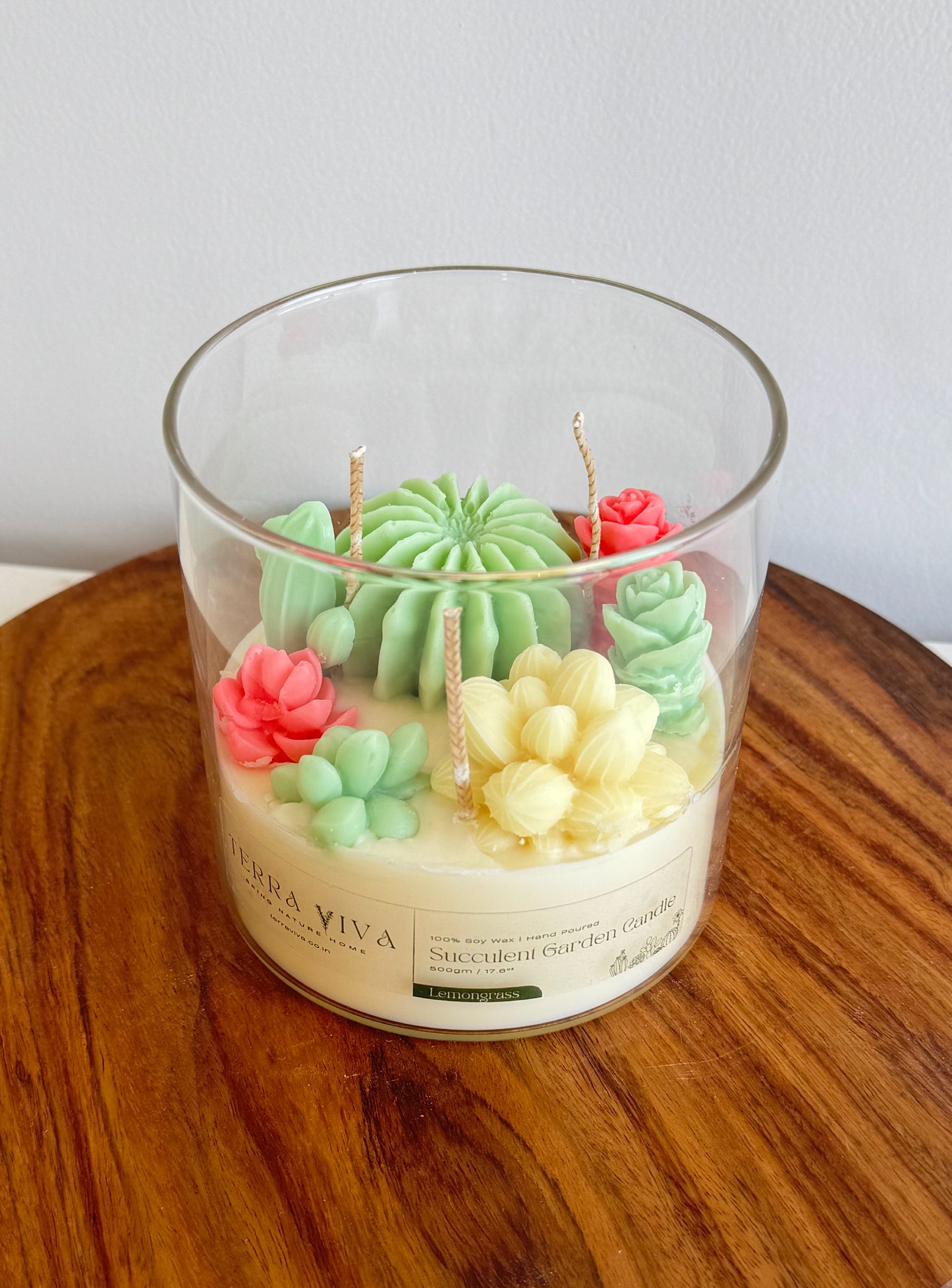 Succulent Garden Candle